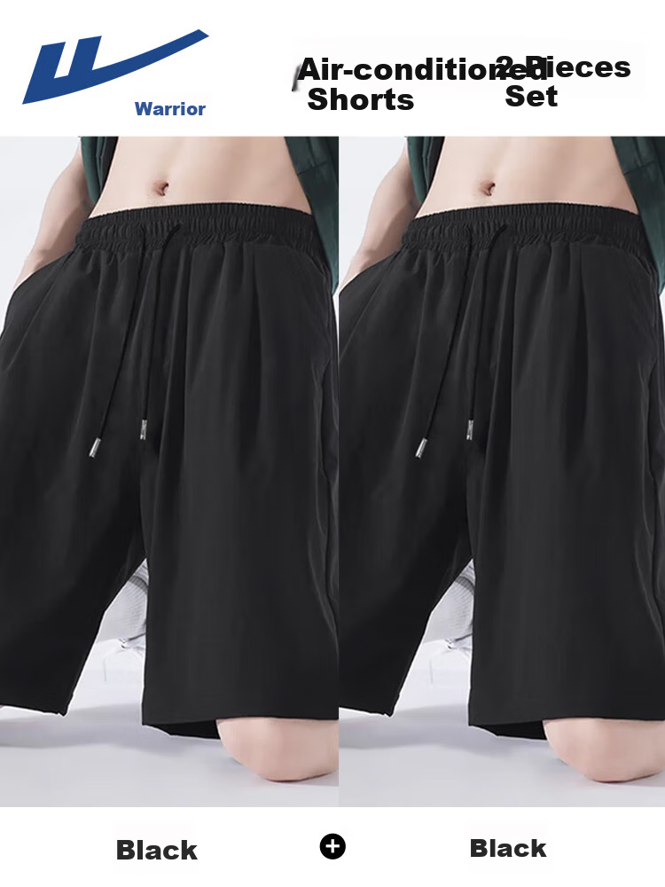 Warrior Quick-Dry Shorts for Men, Summer 2026 Style, Youth Basketball Sports Ice Silk Thin Running Shorts for Boys, YD 10