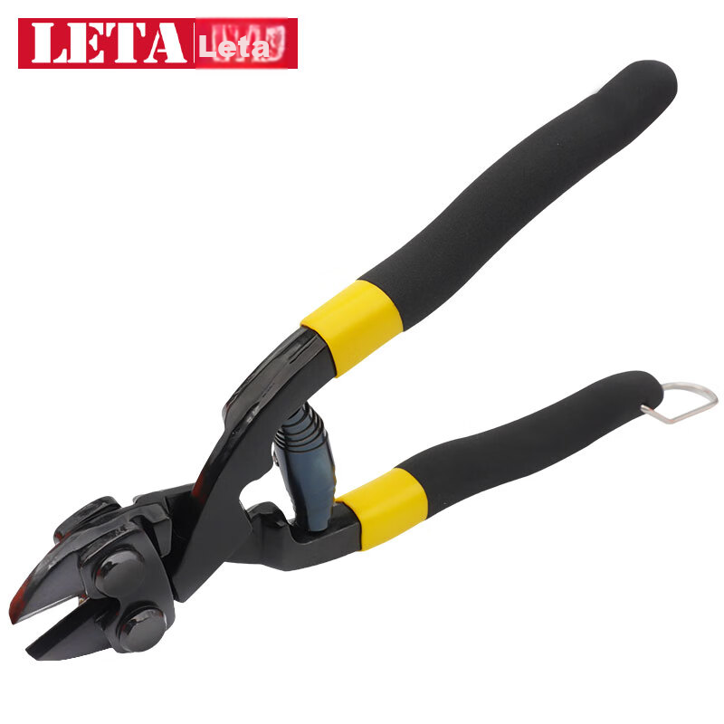 LETA 8-Inch Wire Cutter, Small Steel Cannon Style, Powerful Wire Pliers, Diagonal Cutting Pliers, Long-Nose Pliers, Wire And Cable Cutter LT-ST039
