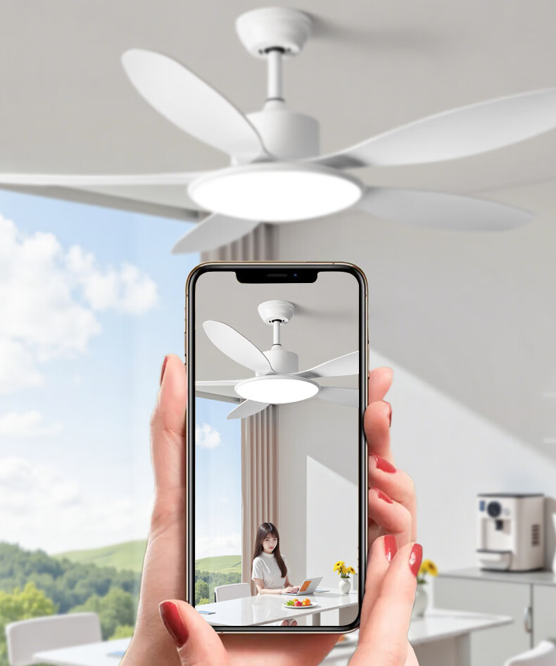 Airmate [With Installation] Ultra-thin Ceiling Fan Light Integrated Home Living Room High Wind Speed Fan Light Dining Room Ceiling Fan Bedroom 7