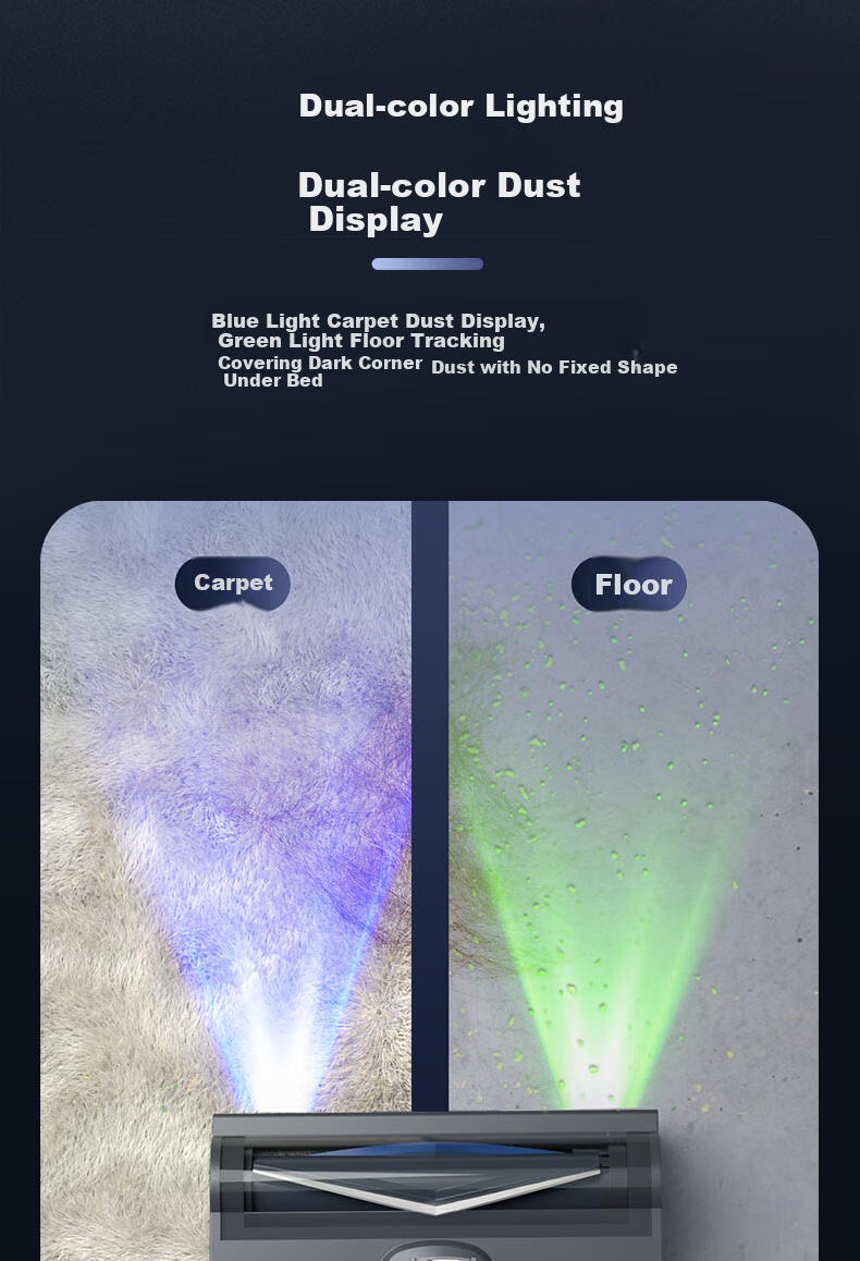 Haier Cordless Long Battery Life Strong Suction Vacuum Cleaner with LED Smart Display, Vacuum Green Light Dust Detection, Anti-Tangling, Handheld High Suction Power, Wall-Mountable HSC-S601D 7
