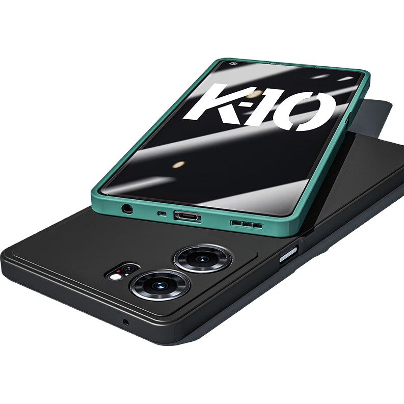 Чехол HotFire для OPPO K10, противоударный силиконовый с полной защитой объектива, черный