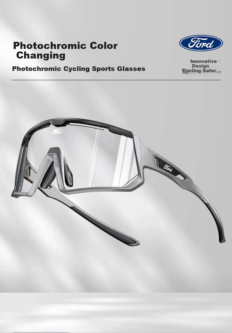 Fute Outdoor Cycling Running Hiking Glasses, Day And Night Use Polarized Goggles, Color-Changing Pink - F166-01 1