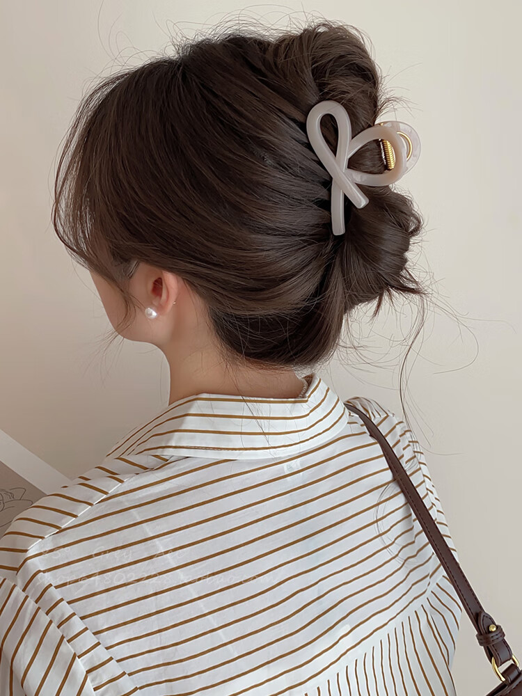 Huangjiamima Half-Up Hair Claw for Women, Elegant And Sophisticated Hair Clip, 2025 New Popular Style, Hair Bun Claw Accessory 4
