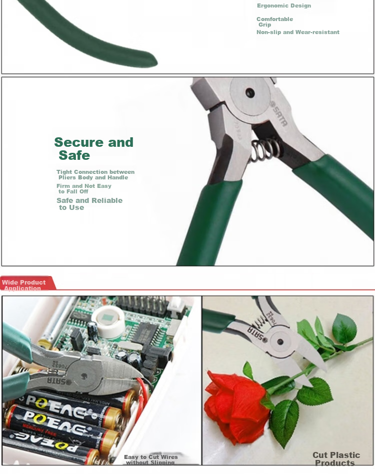Shida Electronic Cutting Pliers 5 Inch 70632 (Unit: Piece) 2