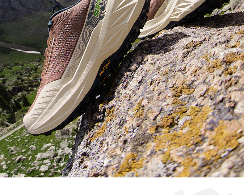 361° Men's Sports Shoes, Breathable Yushan 3 Outdoor Hiking Shock-Absorbing Wear-Resistant Running Shoes for Spring And Summer, Model 672532214-1 34
