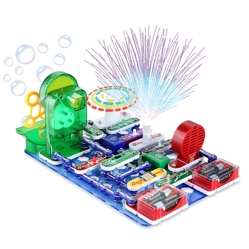 Dianxuexiaozi Electronic Building Blocks Circuit Assembly Toy for Boys And Girls Aged 6-12, Science Experiment, New Year Gift, Chinese New Year Festival Gift Box