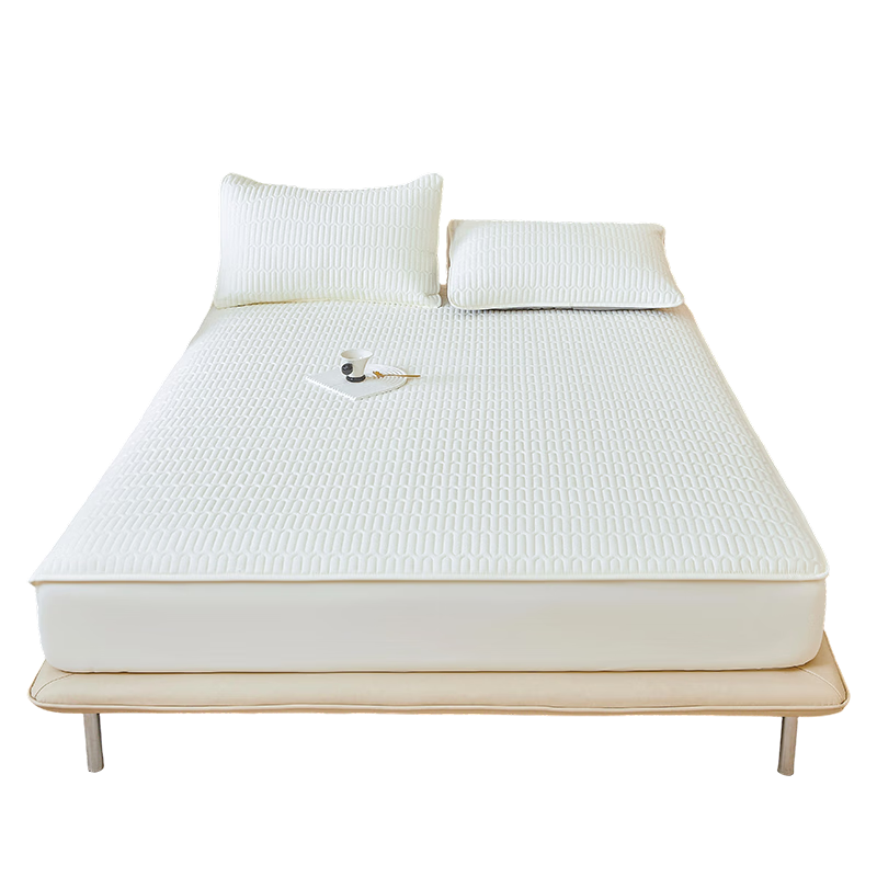 Grace Class A Antibacterial Waterproof Fitted Sheet, Urine-Proof Washable Quilted Mattress Cover, 1.5 Meters