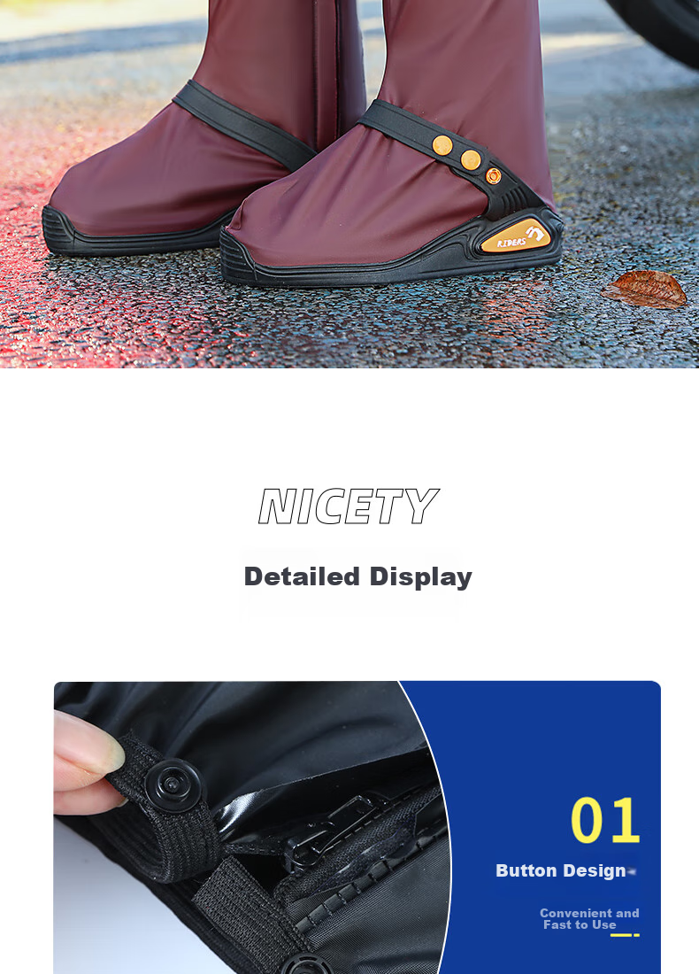ENGMARSS Tall Rain Boots for Adults, Waterproof Non-Slip Rain Shoes for Men And Women, Student Water Shoes XL (Suitable for Sizes 43-45) 13