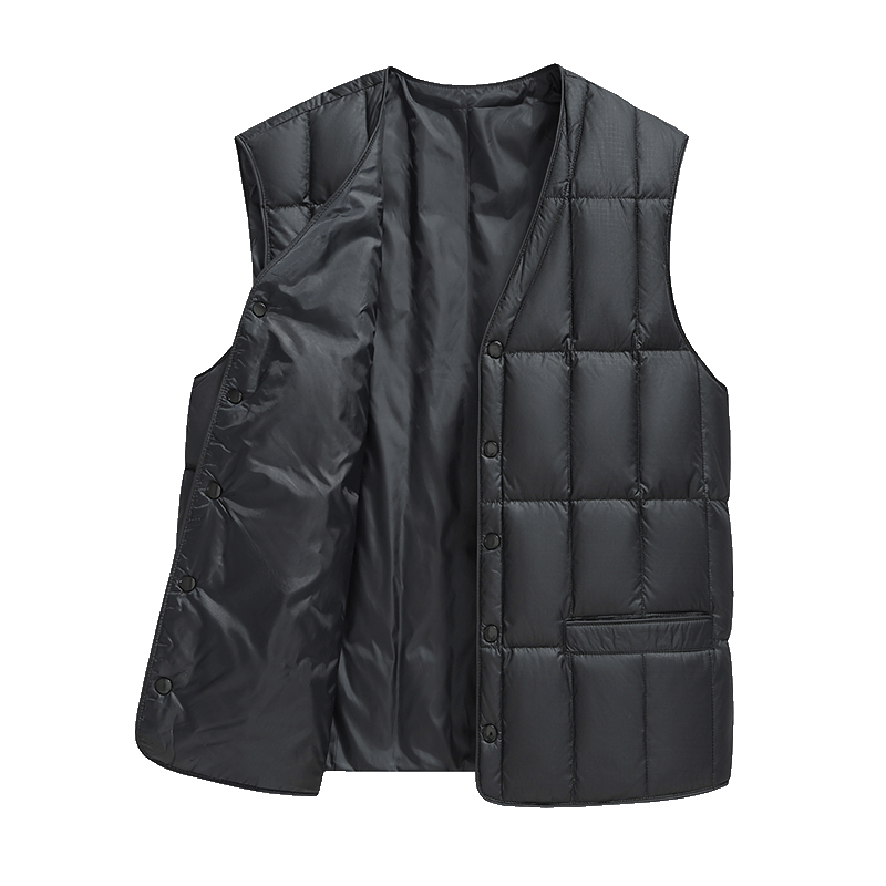 SNOWFLYING Autumn And Winter Men's down Vest, Warm down Waistcoat Jacket, Casual Inner Wear for Middle-Aged And Elderly, down Inner Lining