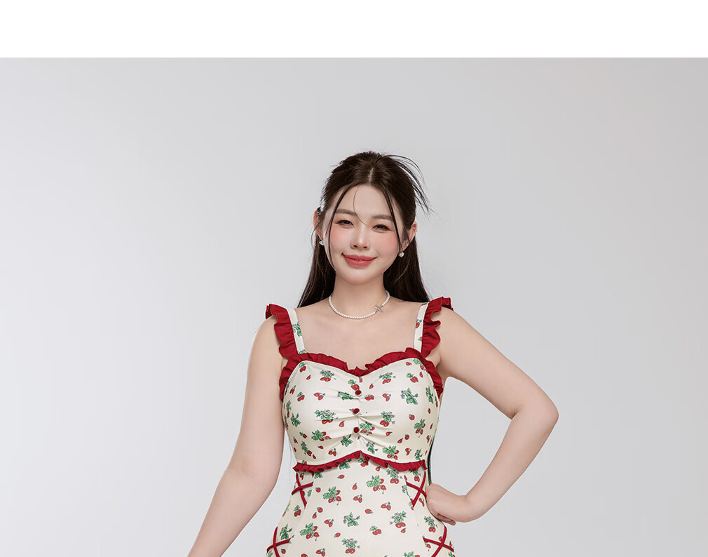 Agliondy Plus Size Swimsuit for Women, One-Piece Pure Desire Beautiful High-End Sexy Swimwear, New Style for 2025, Suitable for Hot Springs And Vacatio 11