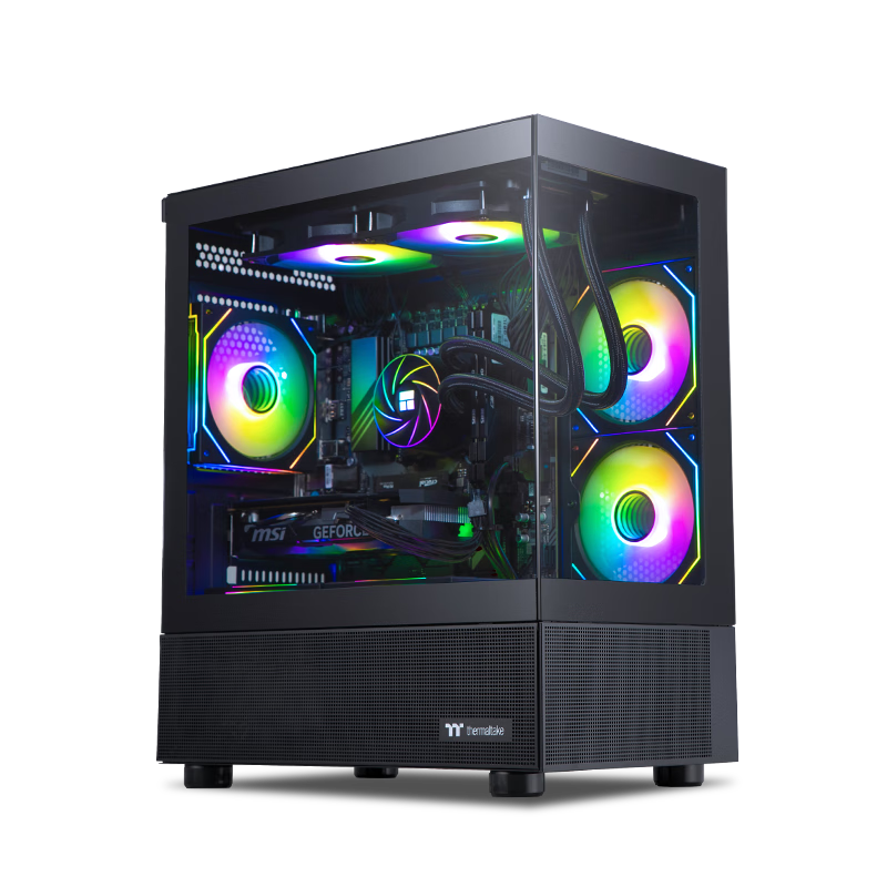 NINGMEI Core I5 13400EF, RTX5060, 16GB DDR4 Gaming Desktop Computer, Customized PC Design, E-Sports Gaming System