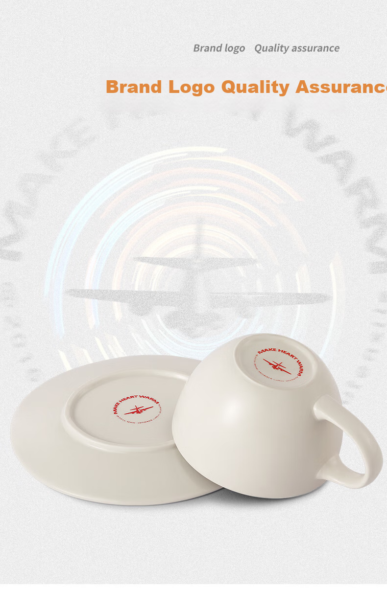 MHW-3BOMBER Bomber [Gift] Ceramic Coffee Mug, Latte Art Cup, Cup And Saucer Set, Instagram-Friendly, Retro High-End Feel, Niche 15