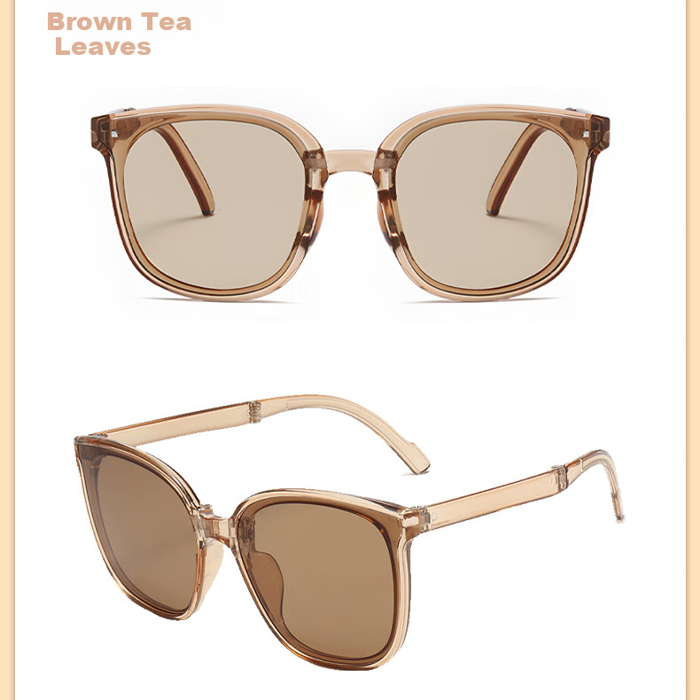COWBOYCALL Folding Sunglasses for Children, Boys And Girls UV Protection Fashionable Sun Protection Glasses, Olive Gray Frame 5
