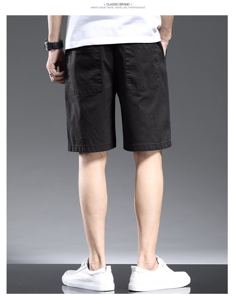 Zengzhi 2026 Summer Lightweight Casual Men's Shorts Fashion Sports Loose Straight Five-Point Pants Versatile Mid-Length Men's Trousers 11