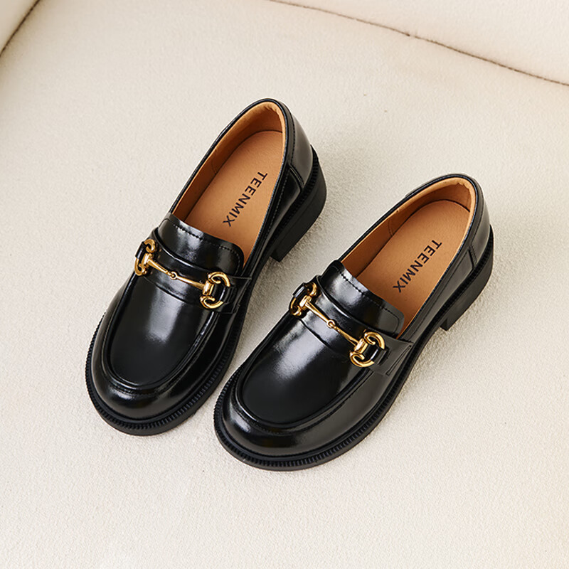 TEENMIX Women's Loafers New Arrival Genuine Leather Shoes Mall Edition