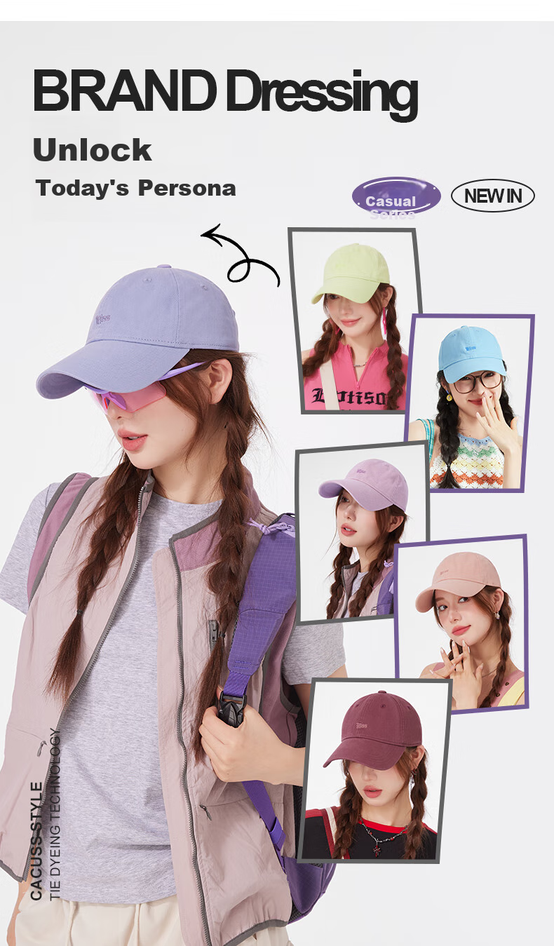 CACUSS Unisex Baseball Cap Fashion Simple Casual Letter Embroidery Duckbill Hat Large Head Circumference Face Slimming Rock Gray 2