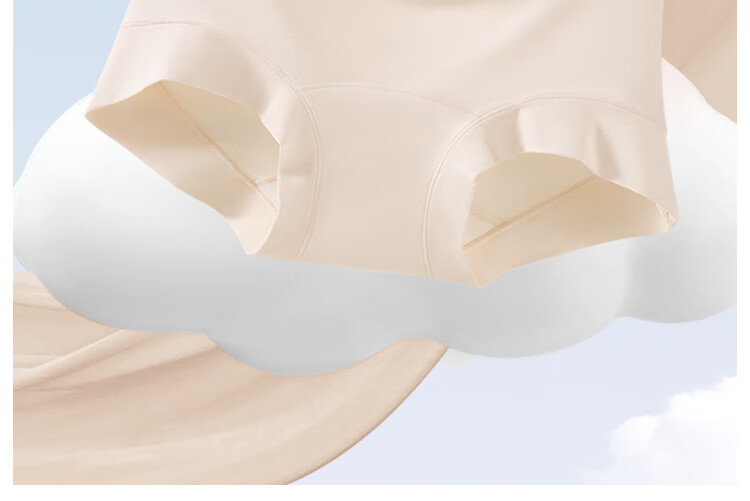 Langsha High-Waist Cotton Women's Boxer Briefs 10A Antibacterial Extended Crotch 50S Cotton Tummy Control Four-Point Underwear 7