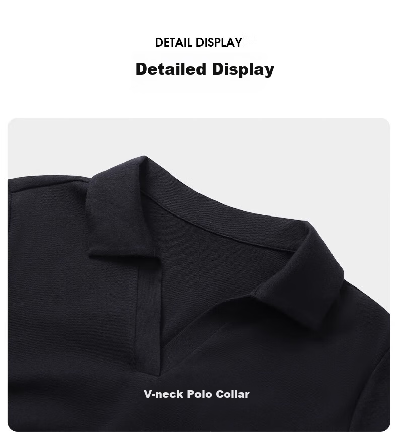 CAMEL Women's Short-Sleeve Polo Shirt, Versatile Slimming Elastic Breathable V-Neck Sports Casual T-Shirt A25BZ01057 M 17