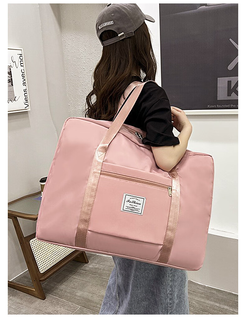 Lehuolvxing Travel Bag, Luggage Bag for Maternity Storage, Can Be Attached to Suitcase Handle, Large Capacity Handbag for Women to Carry Clothes 2