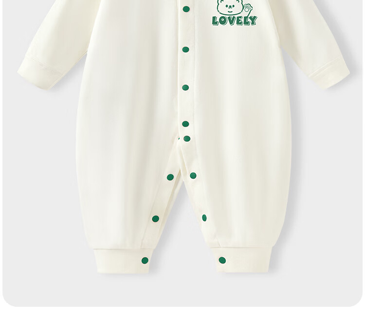 Badi Badi [Gift for Expectant Moms] Infant Toddler One-Piece Romper Baby Jumpsuit Sleepwear Green 59cm 5