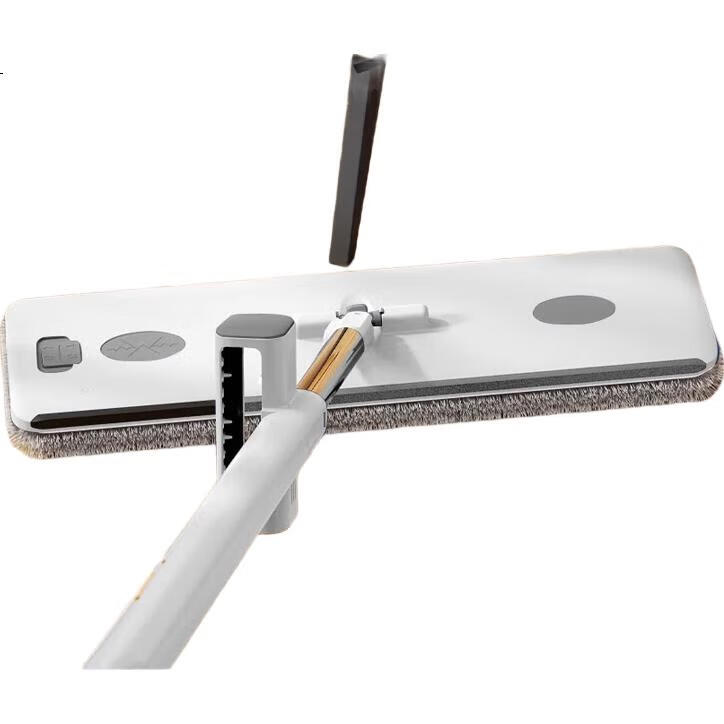 Швабра Sobam Flat Mop, 42 см, с 4 насадками, для дома, без ручной стирки, 2025
