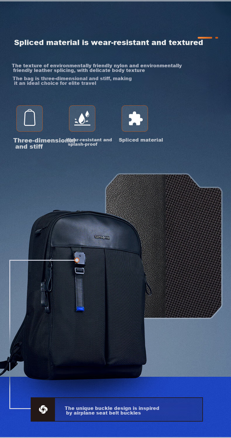 Xinxiuli Men's Backpack, Large Capacity Business Travel Bag, 15-Inch Laptop Bag, Birthday Gift, UI4 4