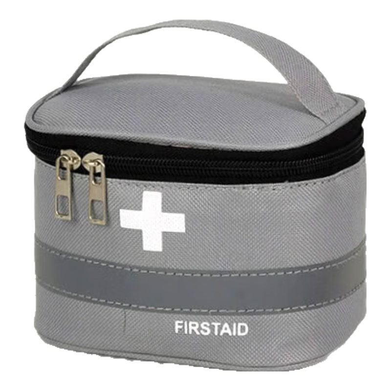 Bonayun Travel Medicine Storage Bag, Outdoor First Aid Kit, Portable Handheld Home Medicine Bag, Student Emergency Medical Kit