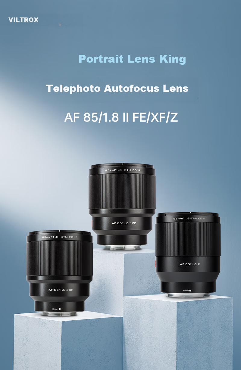 VILTROX AF 85mm F1.8 II, Fuji X-Mount Automatic Focus, Large Aperture Telephoto Prime Lens for Portraits, Suitable for XS20 XT5 XH2 XM5 Mirrorless And DSLR Cameras 1