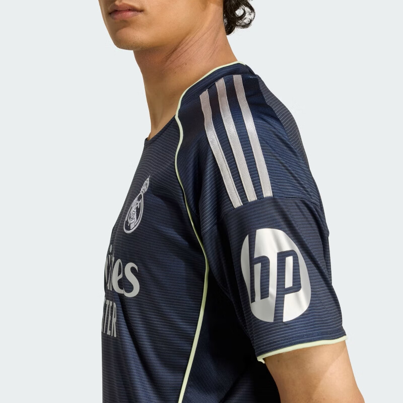 Adidas Men's Football Series REAL A JSY Real Madrid Fan Version Away Short Sleeve JJ4182 Ink Blue S 6