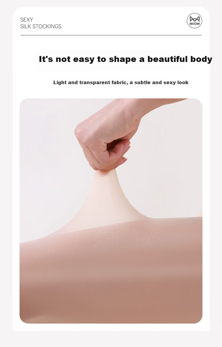 MiiOW Horse Oil Stockings for Women, 80D Thin Spring And Autumn Style, Sexy Anti-Snagging, 2026 New Model Bare Leg Effect, Pearl Pantyhose, 2 Pairs 7