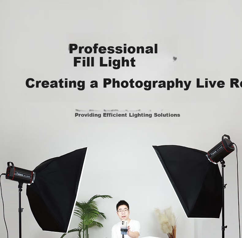 Hakutatz XL-200W Softbox Kit, Live Streaming Fill Light, Professional Photography Lighting, Continuous Soft Sunlight Lamp, Children's Photo And Video Portrait Light, Streamer Clothing Light Box Equipment 4