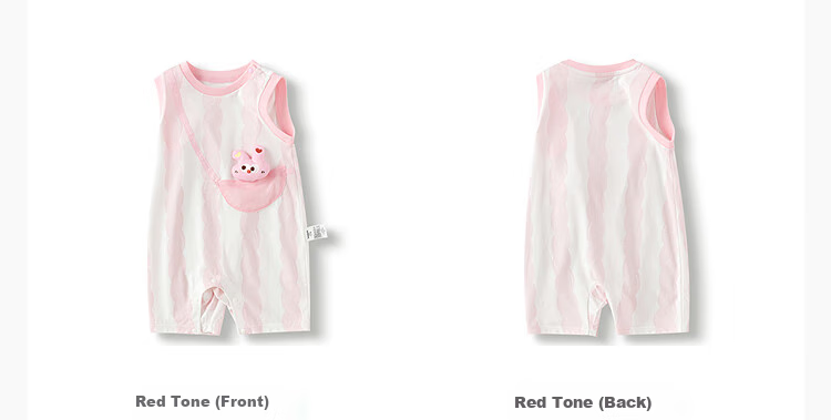 BALABALA Children's Clothing, Baby Romper, Newborn Onesie, Short-Sleeve Bodysuit, 2026 Summer Collection, Breathable Animal Design, Cute And Fu 9