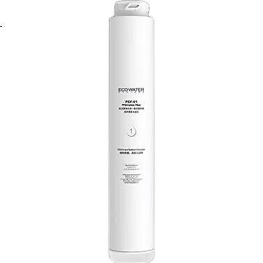 Фильтр-картридж ECOWATER PCF-01 для бытовых очистителей воды, композитный, полипропиленовый, угольный, для серий ERO151-3, ERO152-3