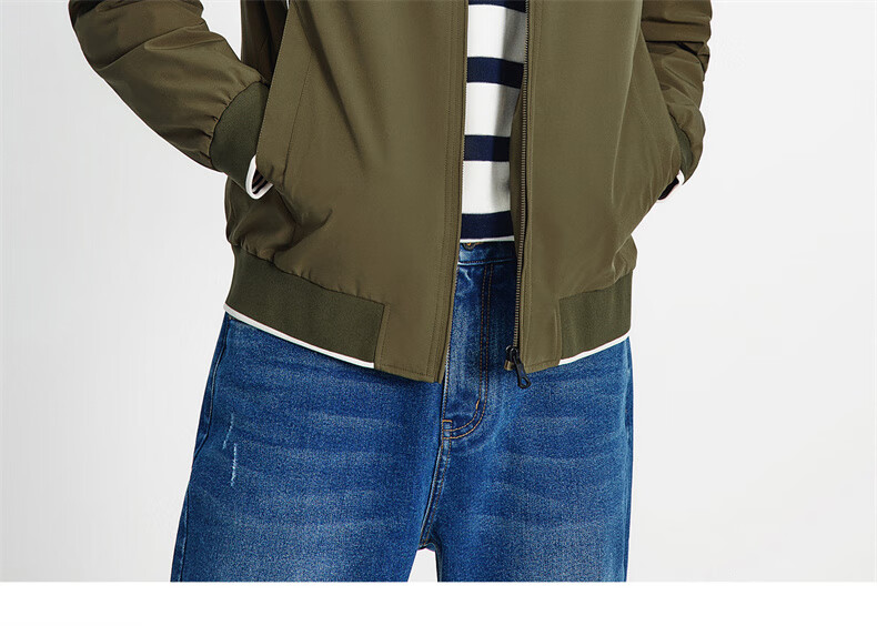 Navigare Men's Triple-Protection Fleece-Lined Jacket, Stand-Up Collar, Commuter Casual Coat, 1331005503 20
