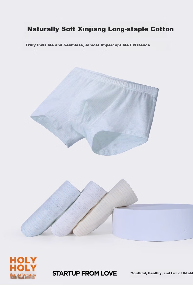 Hzasz Children's Underwear Mesh Boys' Pure Cotton Youth Puberty 6-12 Years Old Older Boys 15 Male Teenagers Baby Boys 1