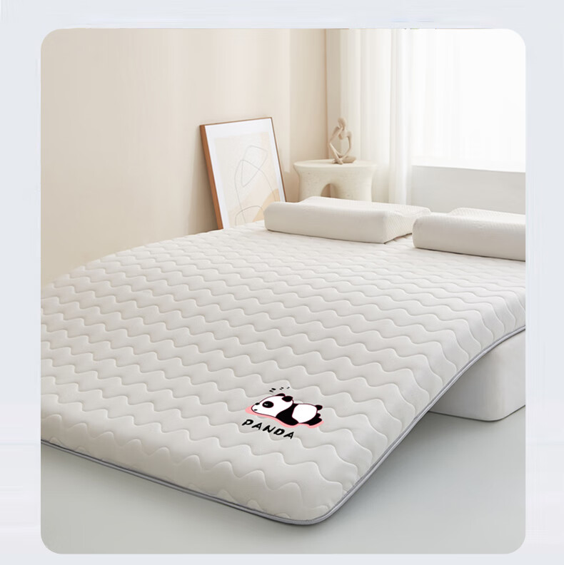 Wuyinliangpin Class A Fabric Student Mattress Cover, Single Bed Pad, 1.2x2 Meter Bed Foldable Mattress, Dormitory All-Season Non-Slip 3