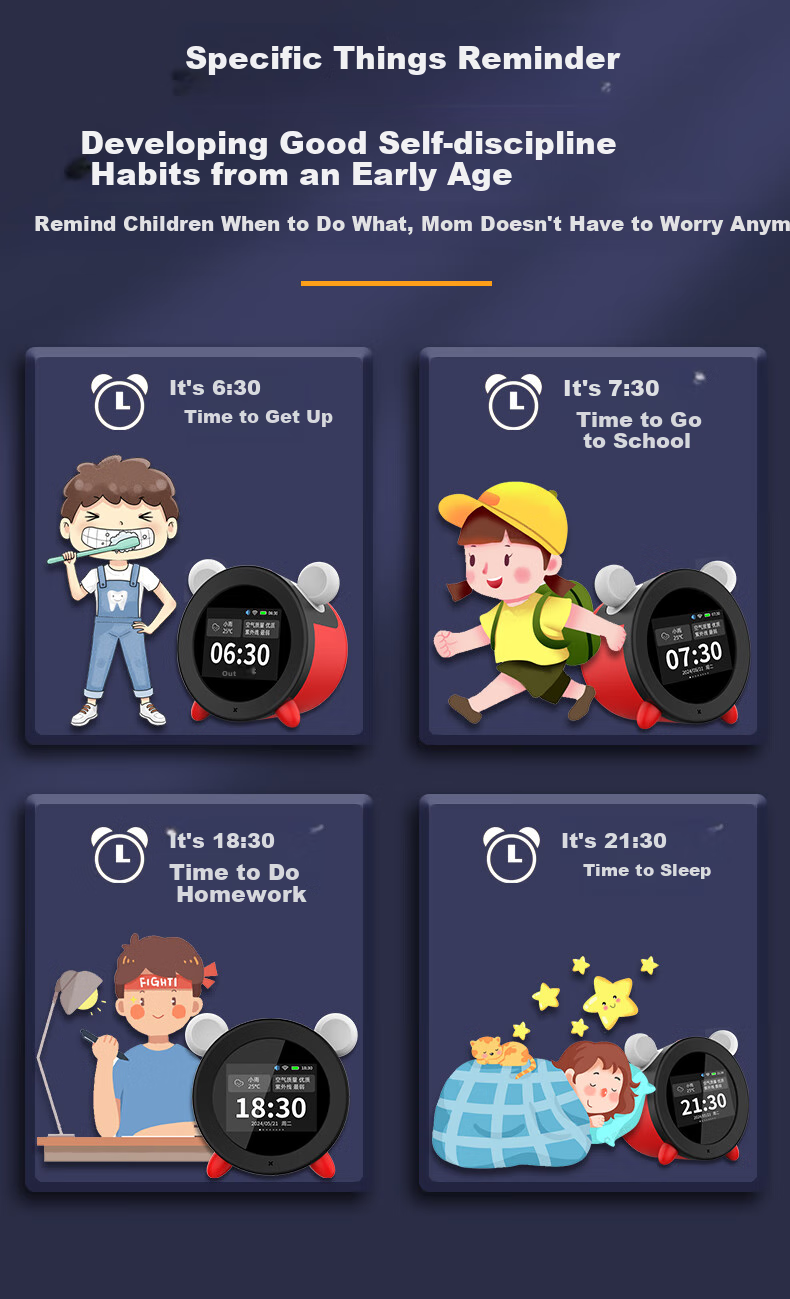 Beianxing AI Smart Alarm Clock 2026 Model, Student-Specific Wake-Up Device, Intelligent Robot, Keda Xunfei Star Fire AI Large Model, Voice Interaction, Customizable Awakening 5