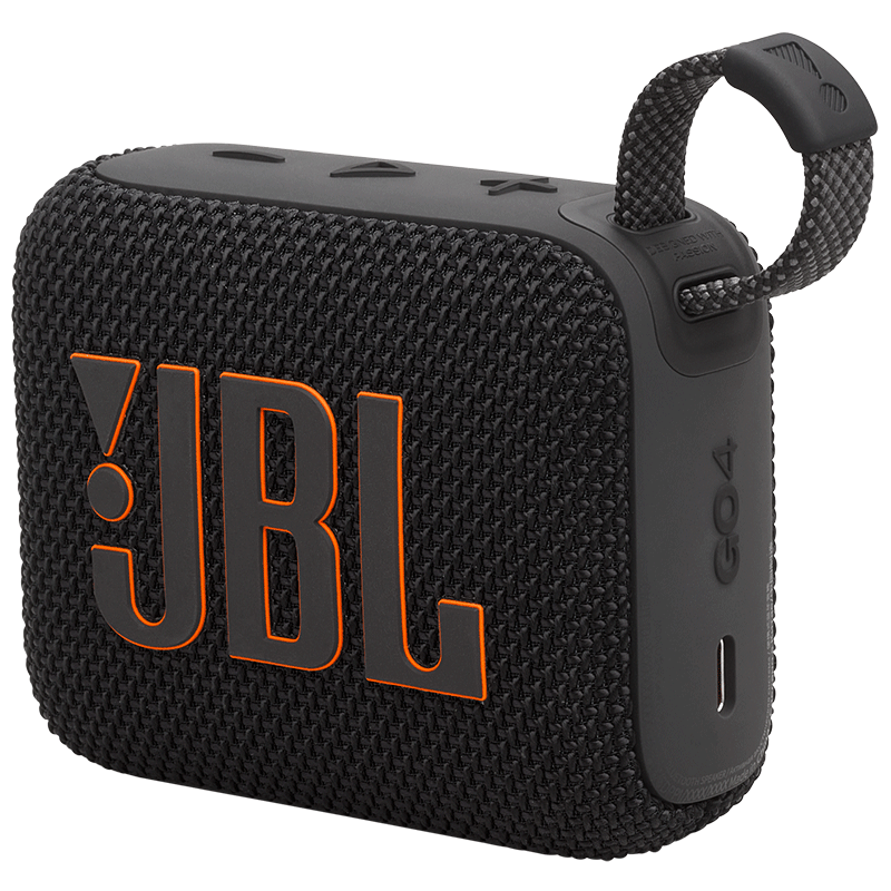 JBL GO4 Music Gold Brick Fourth Generation, Bluetooth Speaker, Outdoor Portable, Hiking Travel, Mobile And Computer Speaker, Pocket Speaker, Travel Companion, Caramel Black