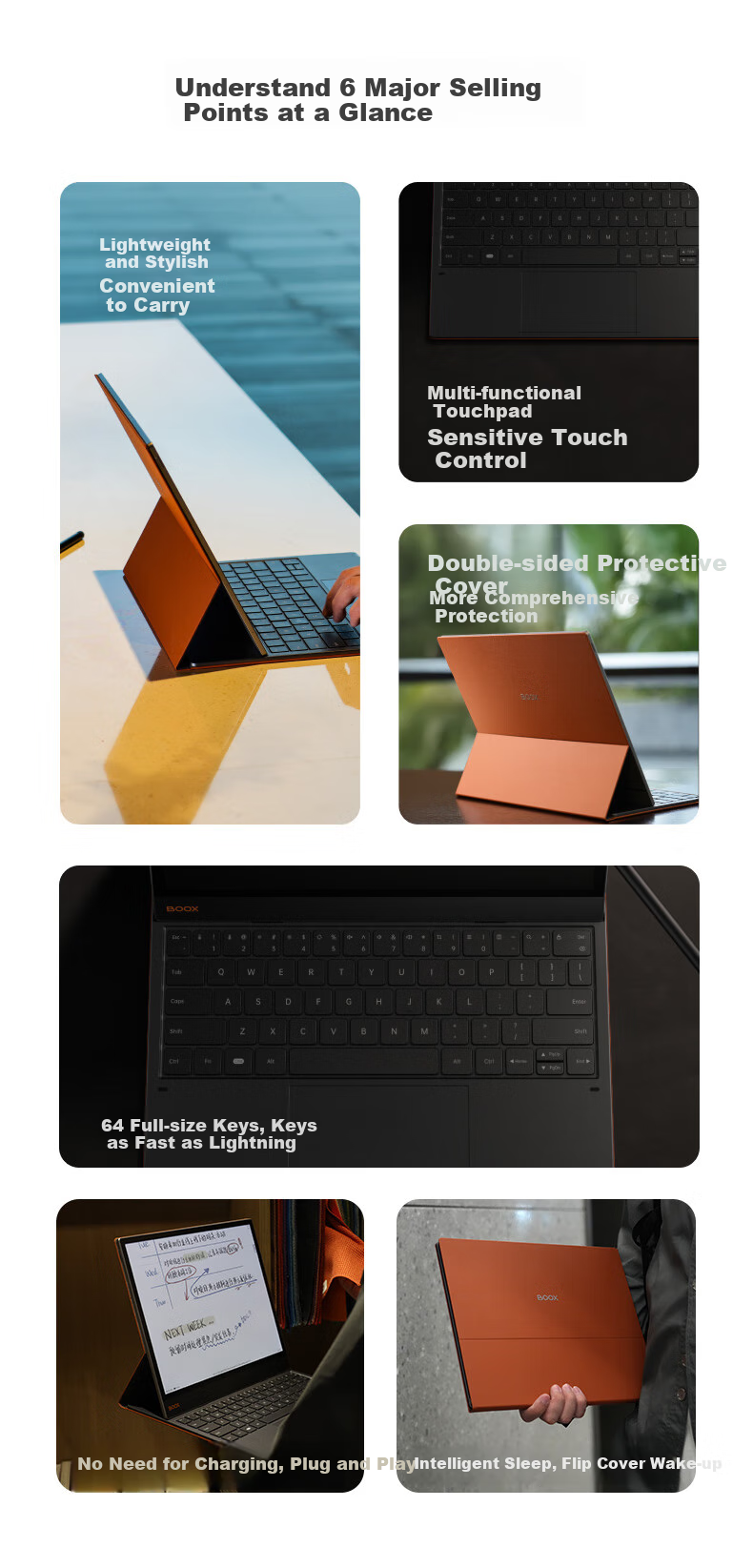 BOOX Wenshi T13C Keyboard Protective Cover, Specifically for T13C Series [Not Compatible with Other Models] 2