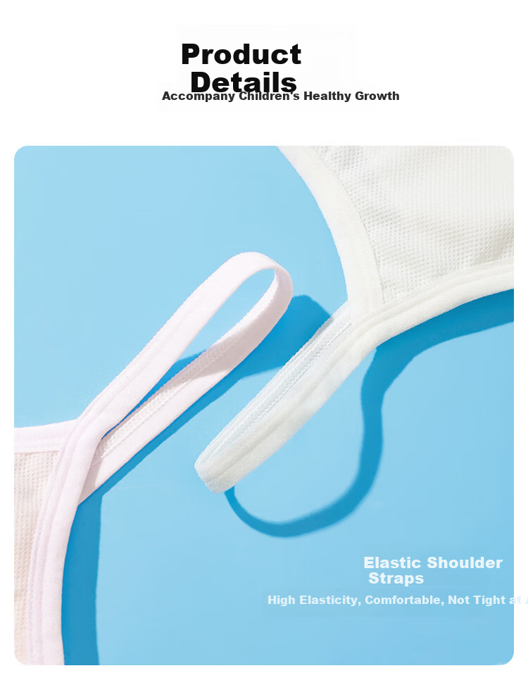 FitonTon Children's Underwear, Thin Girls' Anti-Nipple Camisole, Student Girls' Vest, Puberty Vest Underwear 15