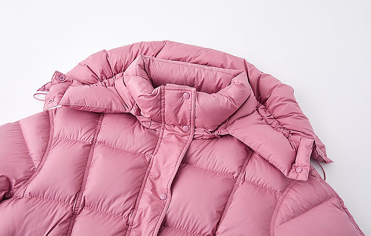 Dme Dopamine Cloud Puff Winter Warm Scarf 90% Duck Down Drawstring Short Women's Down Jacket 3