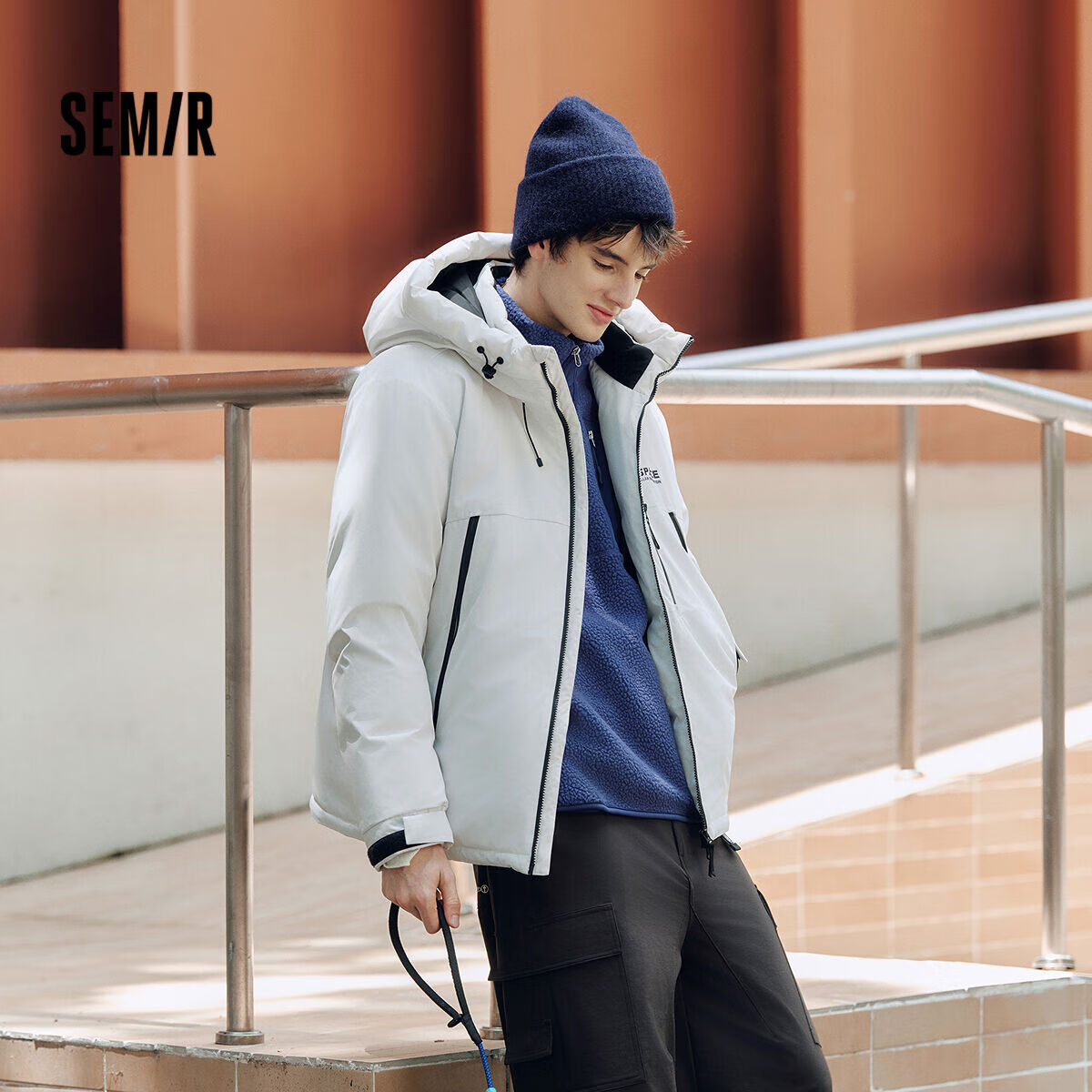 Semir XCNSPACE Aerospace Collaboration Series Men's Heated Windproof Three-Proof Down Jacket 2025 Winter 109725113111