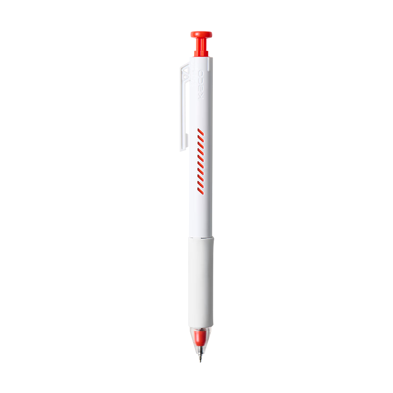 KACO Rechargeable Red Pen 0.5st, Red Gel Pen for Students' Marking And Teachers' Grading, Red Signature Pen, Ink Pen, Carbon Pen, Frost Red (1 Piece)