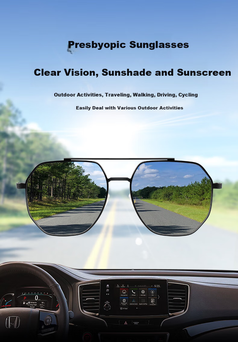 Mr.PuTian Reading Glasses for Men, Bifocal Driving Sunglasses, UV Protection 400 5