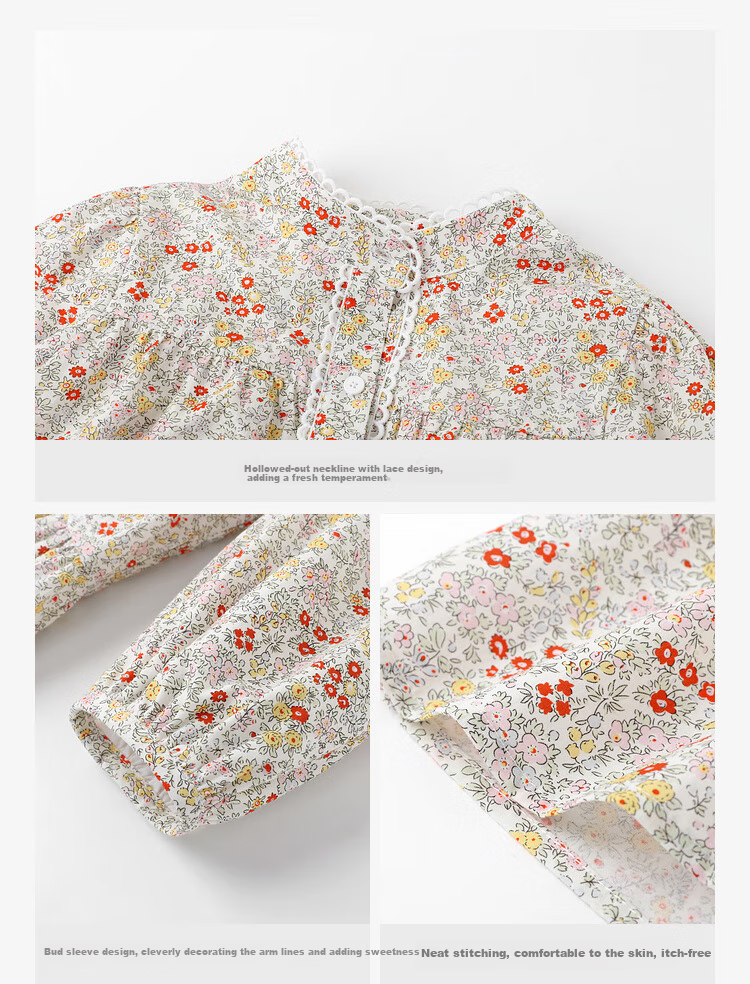 LUSON Chen Da Zhu Girls' Long-Sleeve Dress, 2025 Spring And Autumn New Stylish Children's A-Line Princess Dress, New Year's Outfit 4