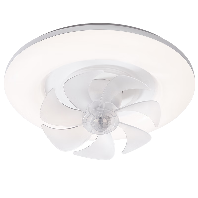 Midea 36W LED Ceiling Fan Light with Remote Control, Three-Color Adjustable, Oscillating Fan for Dining Room, Living Room, Bedroom, Sleep Mode