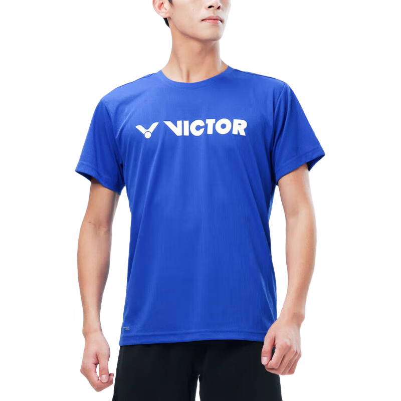 VICTOR Badminton Shirt for Men, Training Wear, Quick-Dry Breathable T-Shirt T-40050, Royal Blue, L
