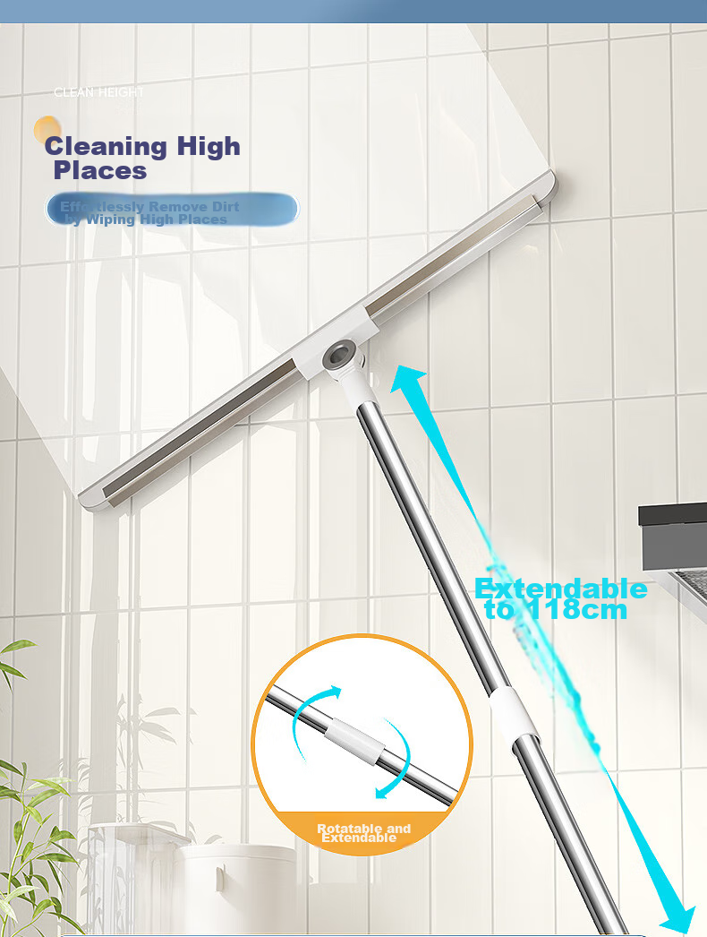 Jieshibao 50cm Magic Silicone Broom for Home Use, Water Sweeper, Floor Scraper, Hair Sweeper for Bathroom 7