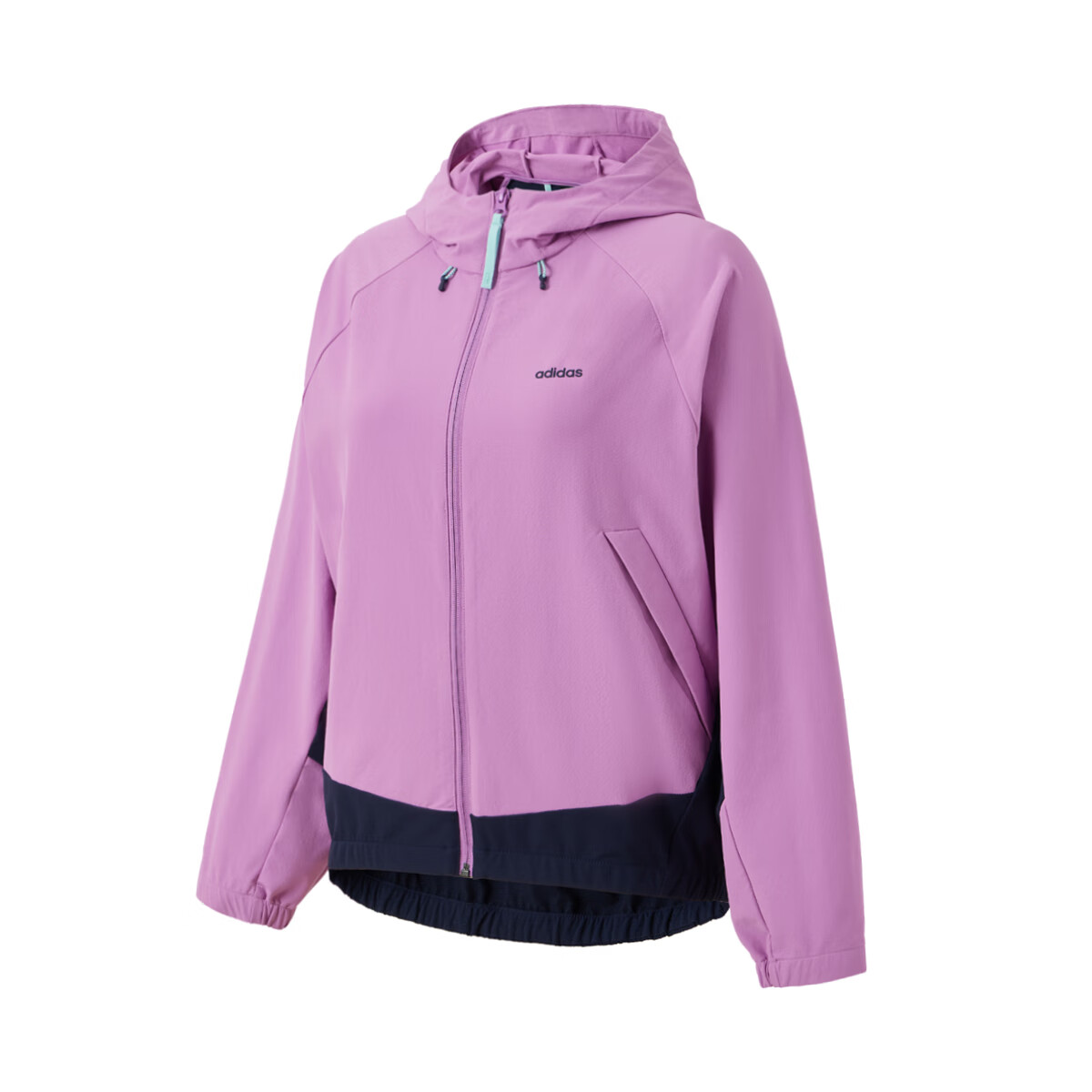 Adidas Women's Hooded Fashion Trendy Zip-up Casual Sports Jacket JL9842 M 1