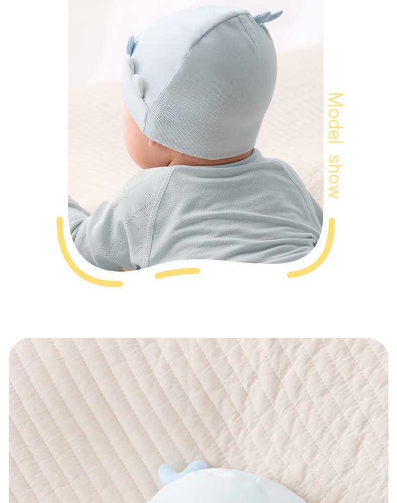 October Crystal Baby Hat Fontanelle Cap Spring Summer Newborn Infant Hat Unisex Baby 7A Antibacterial Class A 0-3-6 Months 23